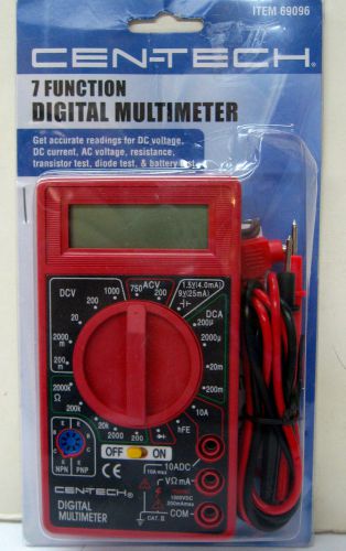 CEN-TECH   AC &amp; DC DIGITAL MULTIMETER ~ NU IN SEALED PACKAGE ~ CHECK IT OUT!!