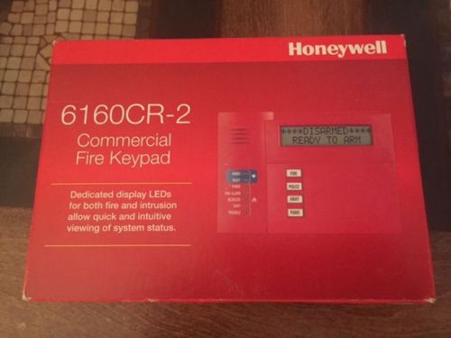 nib 6160cr-2 honeywell red fire keypad commercial ademco