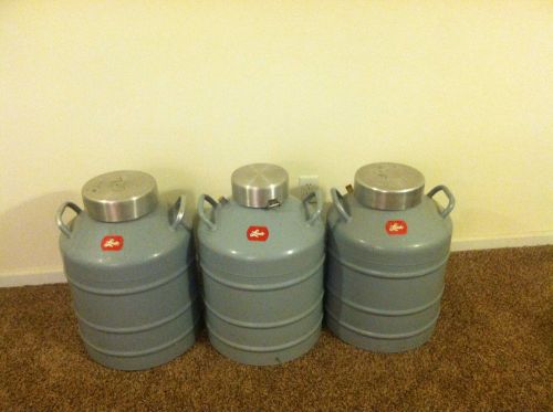 3 Linde Liquid Nitrogen Tanks