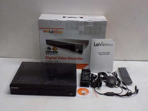 LaView D1 4 Channel DVR Security System 4 Cameras LV-KDV0404B5B-500GB