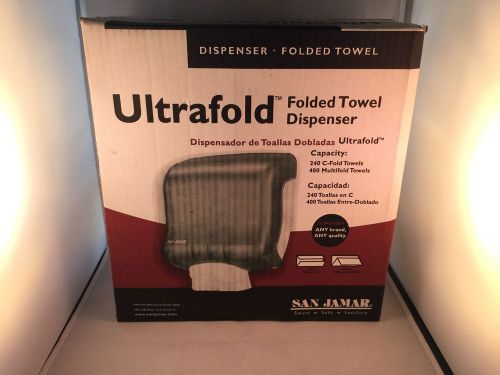 New San Jamar T1750TBKRD Ultrafold Towel Dispenser, 11.5w X 6d X 11.5h