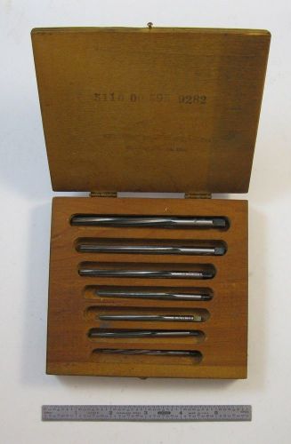 Boxed Set 7  R&amp;T Keystone Used Tapered Reamers - Good Condition