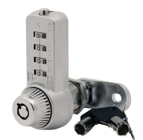 Combi-Cam Ultra, 7432L &amp; Keys, Combination Cam Lock with Master Key Override,...