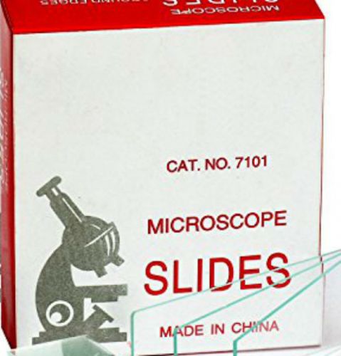 72 Blank Microscope Slide Ground Edges1x3&#034; Glass Microscope Slides