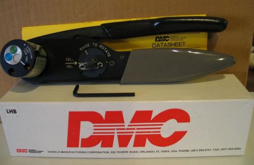 Daniels DMC LH8 Crimper Tool with positioner LH281 for Burndy YHMM series New