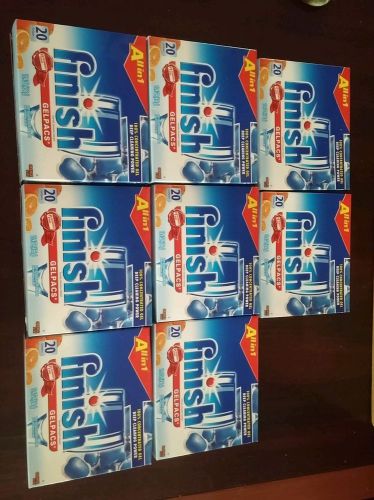 Dish Detergent Gel Packs, Orange, 20/Box. 8 boxes 160 loads Bulk. Lot