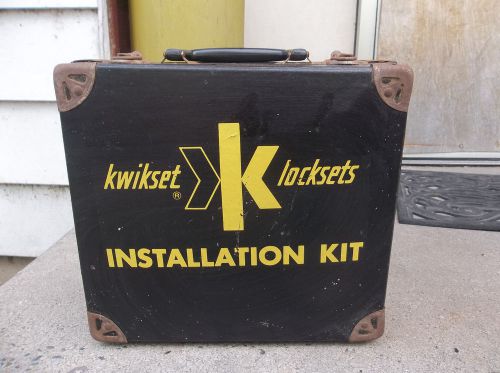 Kwikset 400 lock installation kit complete vintage for sale