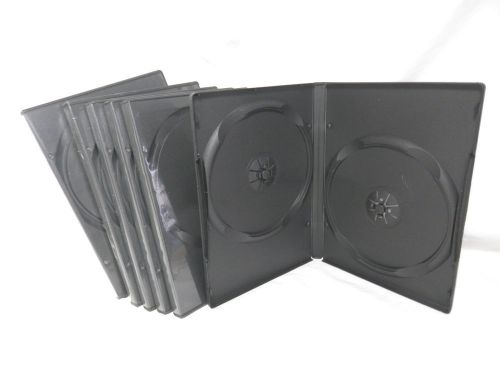 Lot of 20 Standard Double 2-Disc DVD CD Storage Cases - Free Shipping