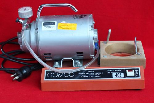Gomco 402  portable vacuum aspirator suction pump for sale