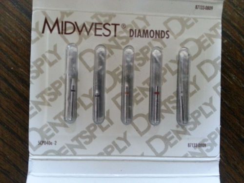Pack of Midwest Dentsply Diamond Burs