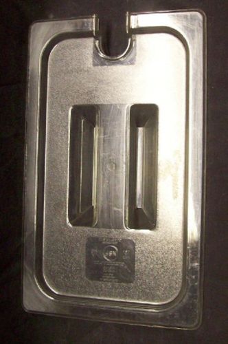Restaurant Equipment Bar Supplies CONTINENTAL 1/4  SIZE SLOTTED CLEAR LID