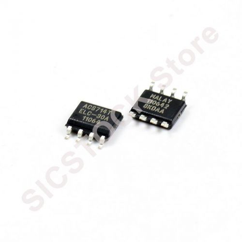 (1pcs) acs714elctr-30a-t sensor current 30a 5v bi 8-soic 714 acs714 for sale