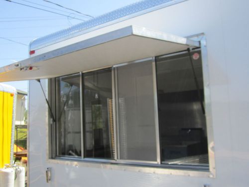 New Concession Trailer Serving Window, 40 inches X 74 inches