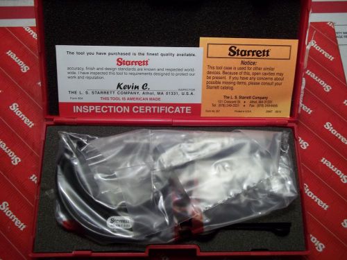 New starrett micrometer 1-2&#034; 436.1rl-2 millwright machinist tools mic 196 657 for sale