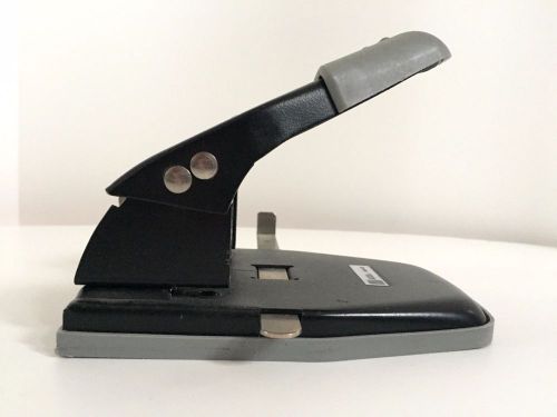 [ACCO] Model 50 Two Hole Punch Puncher Holepuncher Office Supply Black Silver
