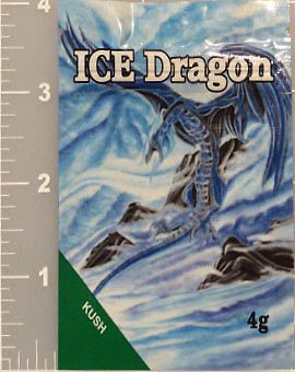 Ice Dragon Kush 4 g *50* Empty Bags