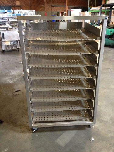 Brand new aluminum custom mobile meat rack for smoking or drying for sale