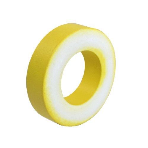 Amico 20mm Inner Diameter Ferrite Ring Iron Toroid Cores Yellow White