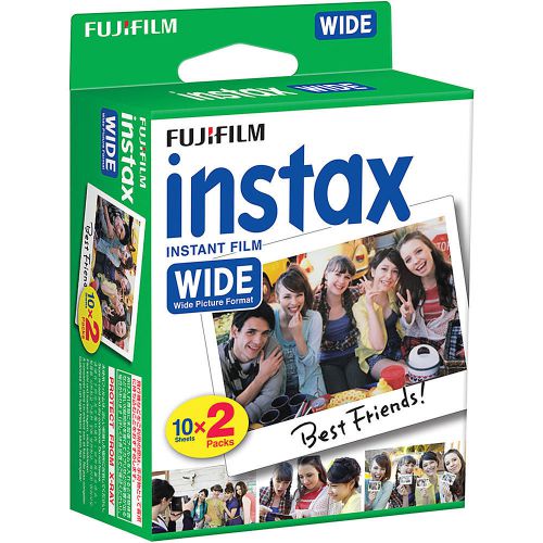 Fujifilm Instax WIDE film - 2-Pack - White Electronic NEW