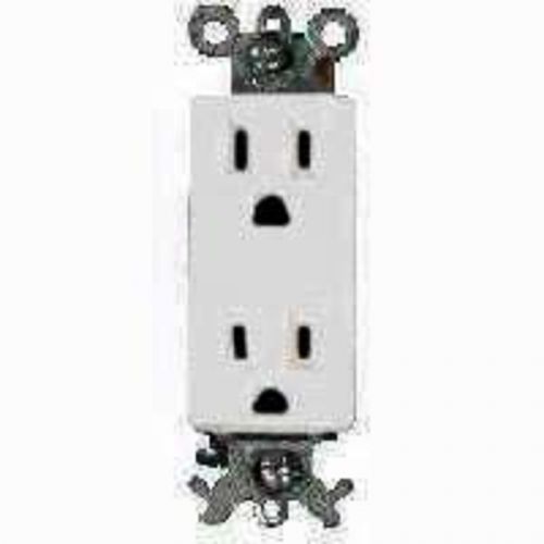 15A 3Wire Wht Gnd Dupl Recpt Cooper Wiring Single Receptacles 1107W-BOX