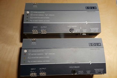 Sola HD SDU850 Power Supply 120VAC 50/60Hz 850VA/510W *Fully Tested*