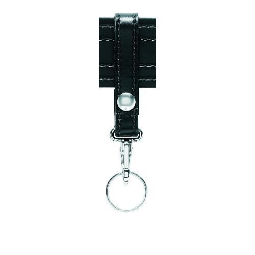 Safariland 169S-2B Black Plain Brass Snaps Flap Style Key Ring Holder