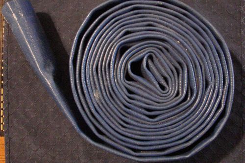2-inch x 28-feet Blue Reinforced PVC Discharge Hose