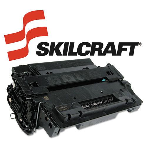SKILCRAFT Remanufactured CE255A (55A) Toner, 6000 Page-Yield, Black