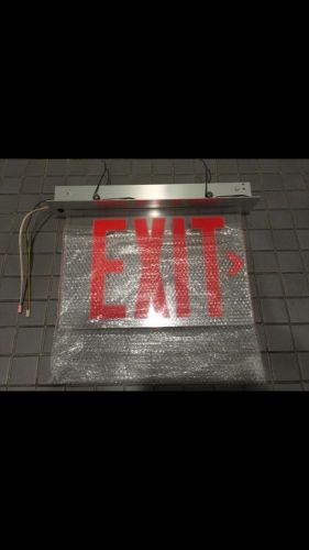 led exit sign emergency light