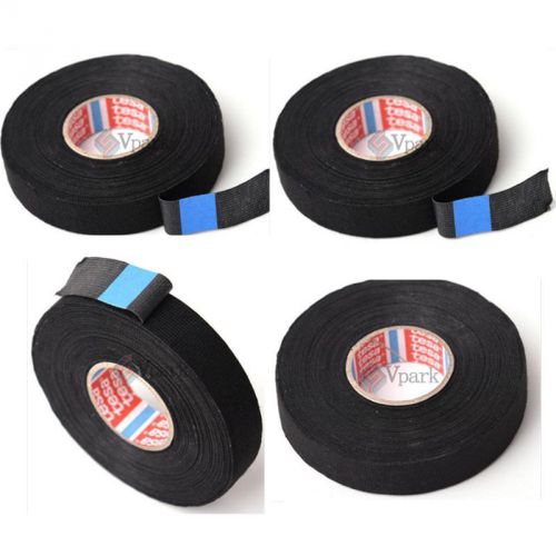 4 Rolls Adhesive Cloth Fabric Tape Cable Looms Wiring Harness USA 19mm x 25M