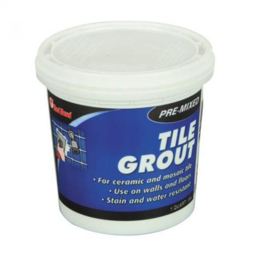 1 QT Pre-Mixed Wall Tile Grout White Red Devil, Inc. Tile Grout 0424