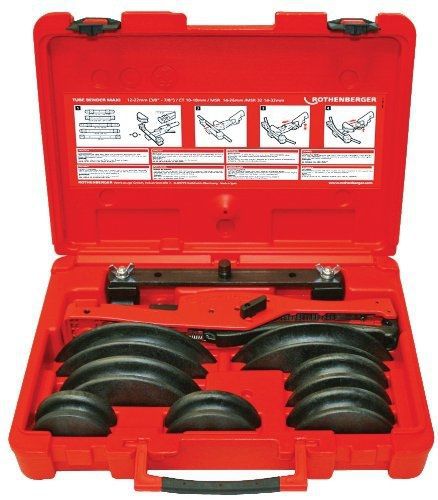 Rothenberger 23022x 3/8-inch to 7/8-inch tube bender maxi set for sale