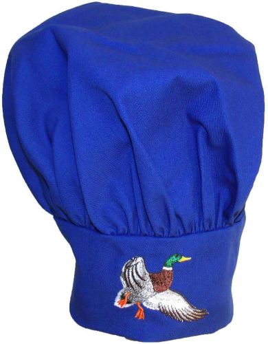 Mallard Duck Chef Hat Dabbling Ducks Bird Monogram Embroidered Get Blue Now! NWT