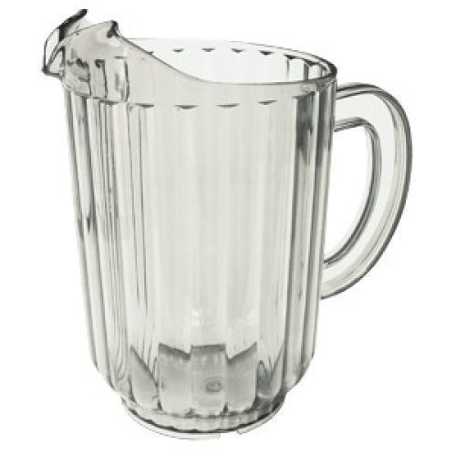 Lot of 8 Update International WP-60SC Clear Water Pitchers 60 Oz.