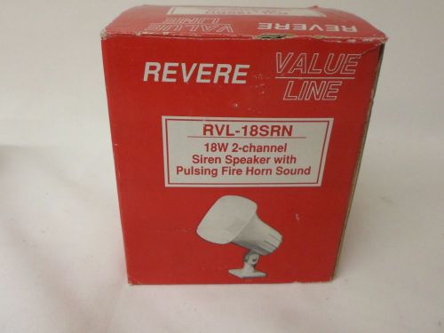 Rv-rvl-18c/srn 18 watt cabinet/siren/2 reed tampers for sale
