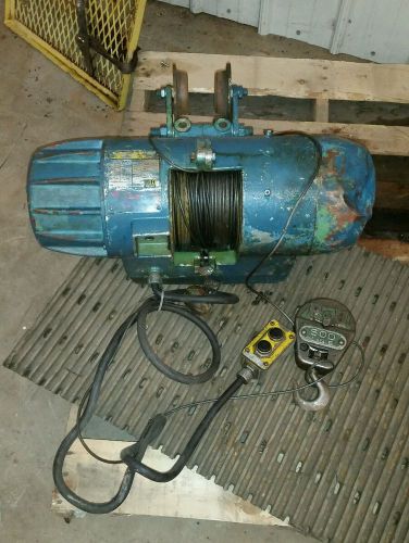 P&amp;h 500lb 3ph electric winch hoist shipping options available for sale