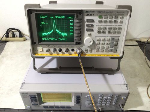 Hp agilent 8563e spectrum analyzer 30 hz - 50 ghz w/ tracking generator opt 6,8 for sale