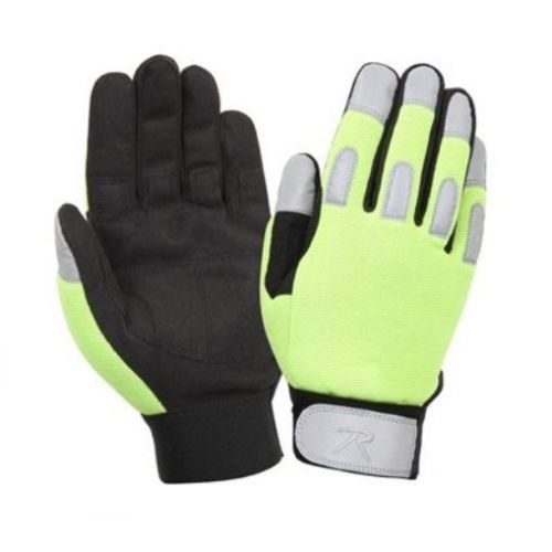 Rothco L/W All Purpose Duty Gloves, Safety Green, X-Large