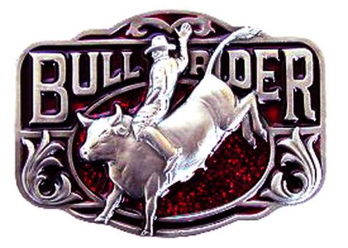 Belt Buckle  BULL RIDER+ COWBOY * RODEO * PLUS 5 SETS OF STARRETT CHARTS 0