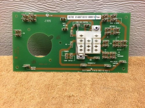 Scottsman Ice Machine Control Board 12-1912-01, 86-705-014087, 99161000819 FTQQ