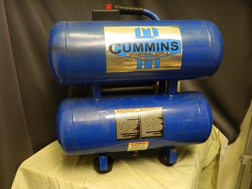Cummins industrial tools twin tank air compressor 2.5 hp  td-2516t (1221) for sale