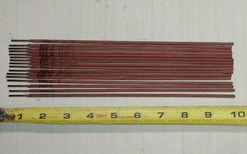 E308-16 stainless steel welding rod 1/16&#034; x 10&#034; 16pc for sale
