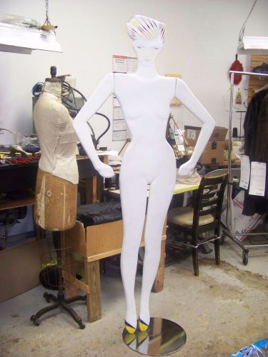 Flat 2&#034; Thick Female Mannequin #FF70