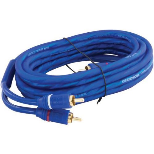 Db Link SR12 Soft-Touch Triple Shielded Blue Strandworx RCA Cable - 12ft