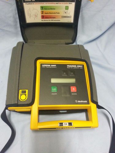 Medtronic Physio Control Lifepak 500T EAD Training System + remote