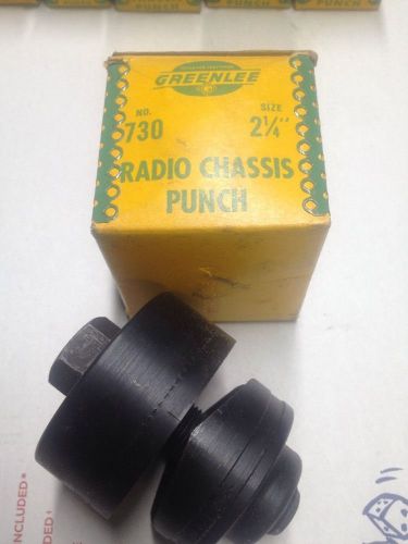 Greenlee 2 1/4&#034; Radio Chassis Knockout Punch 2.25&#034; 57.1mm Actual Diameter #3495