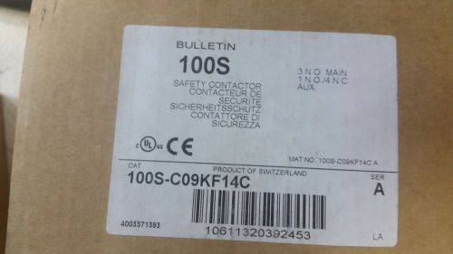 NEW Allen Bradley 100S Safety Contactor 100S-C09KF14C