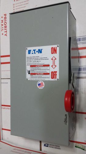 Eaton Non-Fusible 3R Heavy Duty Safety Switch DH262URK 60A 600V 2 Pole