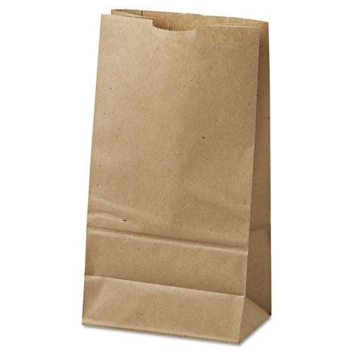 6# Paper Bag, 35lb Kraft, Brown, 6 x 3 5/8 x 11 1/16, 500/Pack