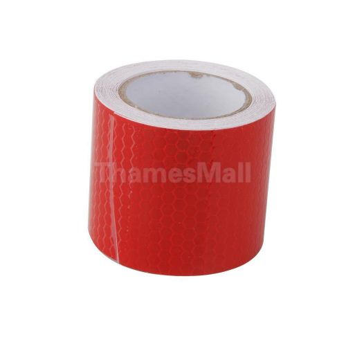 High Intensity Reflective Tape Self Adhesive Vinyl Safety Red Film 5cm*3m
